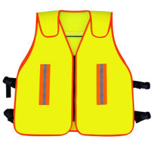 High Visibility Safety Vest, Closed with Zipper